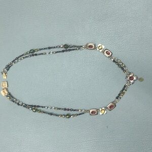Holly &Yashi Elegant Multicolor Beaded Necklace 16"